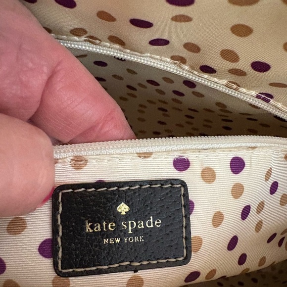 Kate Spade Black and White Satchel - Picture 6 of 9